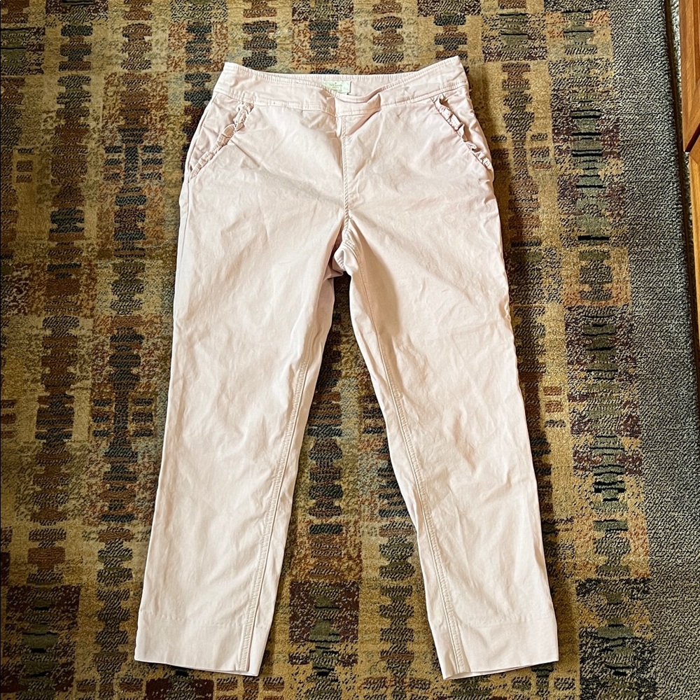 Darling Kate Spade Ballet Pink Pants ruffle pockets